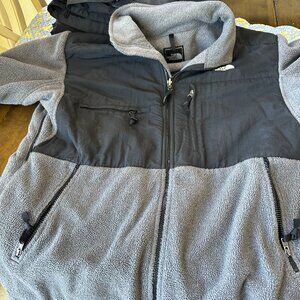 The North Face mens large gray zip up jacket